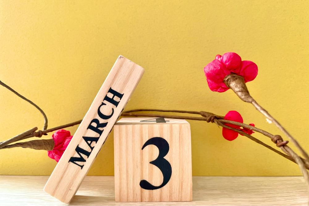 MARCH　3月