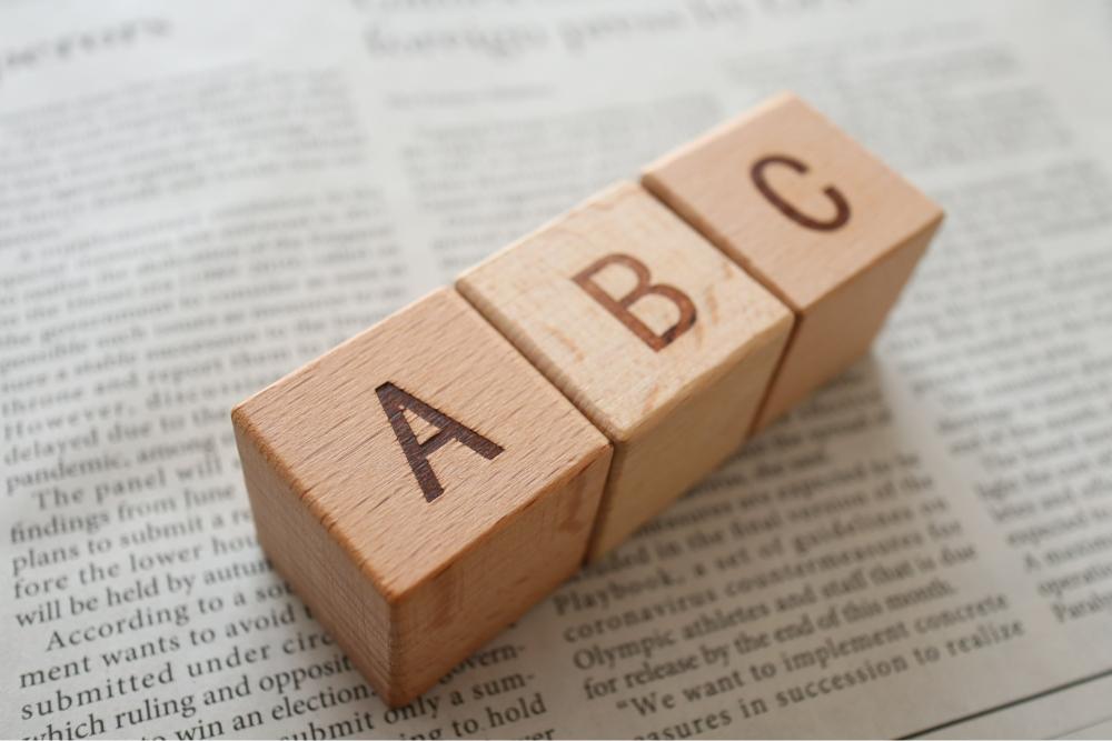 ABCのブロック